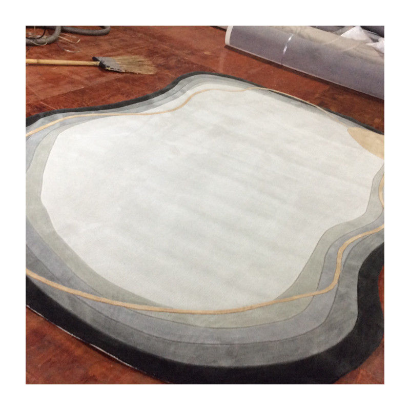 Tapis de finition personnalisé fait à la main pour le salon d'hôtel dans n'importe quelle couleur