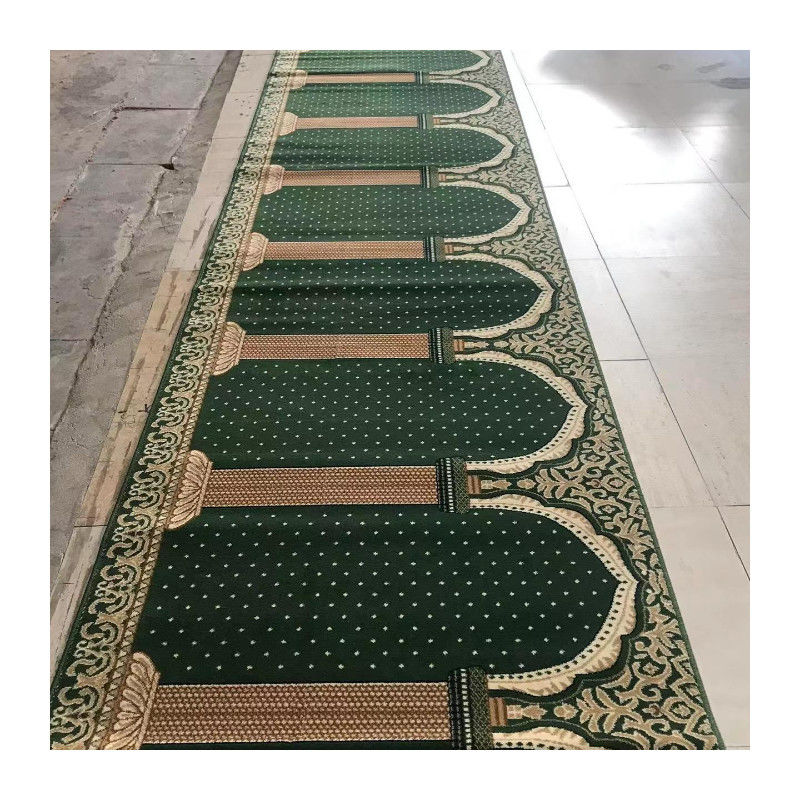 Rectangle Axminster Modèles personnalisés 4*25 Rouleaux Tapis personnalisés pour tapis de prière de mosquée
