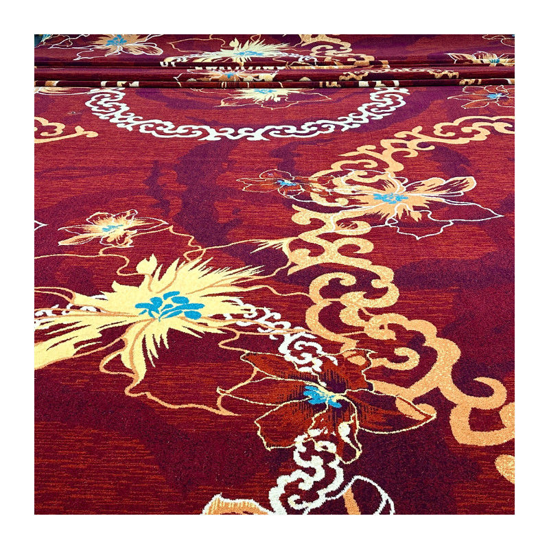 Tapis imprimés en hauteur de pile de 7 mm aux couleurs et aux motifs vibrants pour le salon ou l'hôtel