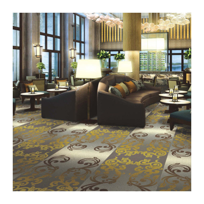 Tapis de plancher axminster en laine jacquard et en nylon personnalisés pour les hôtels 5 étoiles