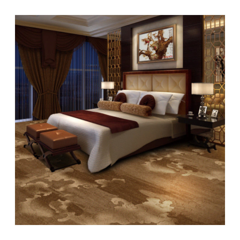Tapis de soie pour 5 étoiles Axminster en laine à l'épreuve du feu en nylon tapis d'hôtel Chambres rectangulaires