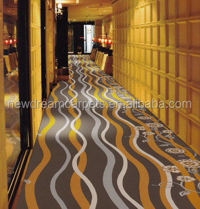 Impression en nylon à 100% Tapis d'hôtel pour la salle de réception et la chambre à coucher en différentes couleurs
