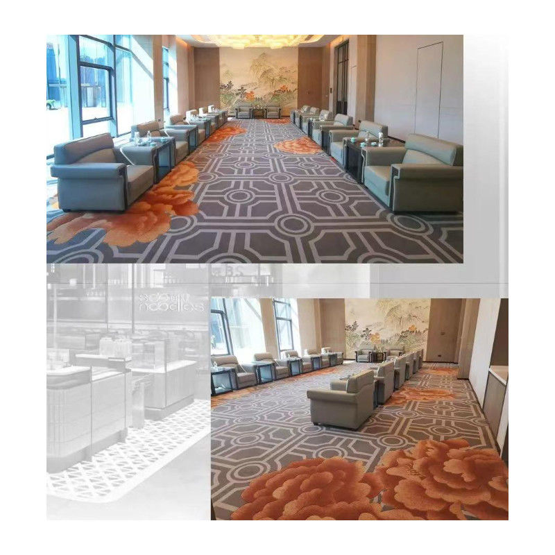 Moderne style 100% laine résistant au feu tapis mur à mur pour plancher commercial