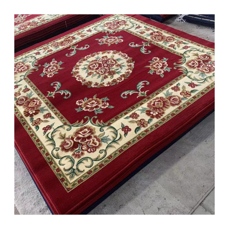Tapis personnalisés Tapis de prière de mosquée avec tapis tissé à la machine en vous couleur personnalisée