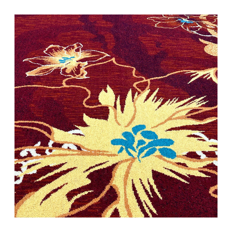Fabriqué sur mesure 80% laine 20% nylon tapis Axminster pour le commerce dans le casino de jeu maison