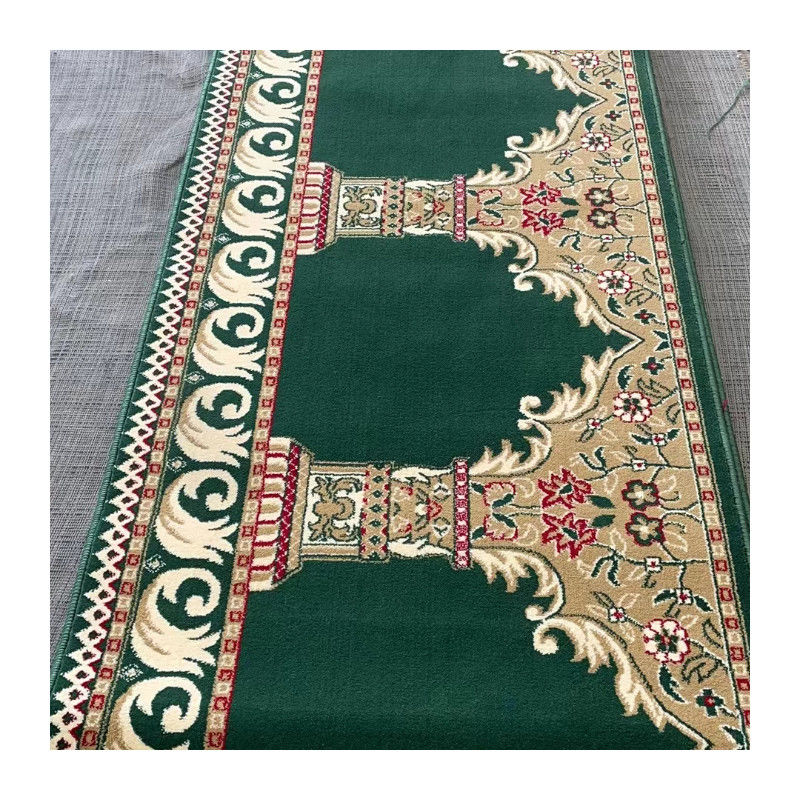 Tapis doux de mosquée mur à mur de nombreuses couleurs avec pile coupée et prix abordable