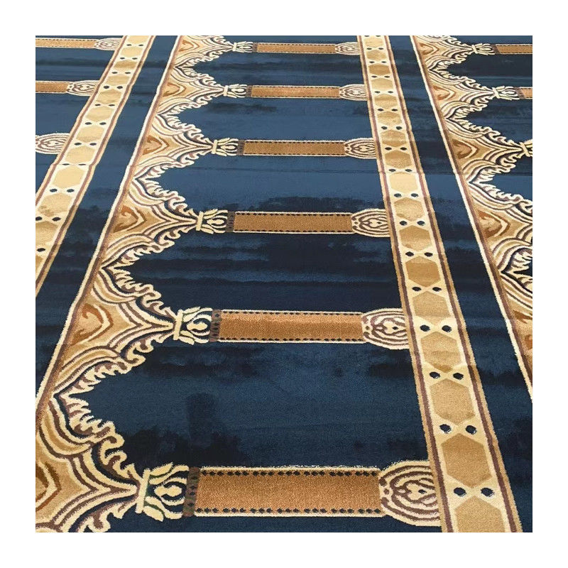 Tapis de mosquée de style moderne en plusieurs couleurs Couverture de sol douce pour la salle de réunion
