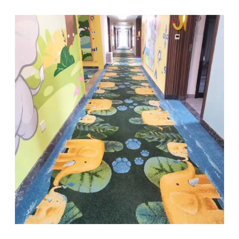 Hôtel 5 étoiles Corridor Haute pile Luxe Tapis imprimé Axminster Paroi à paroi