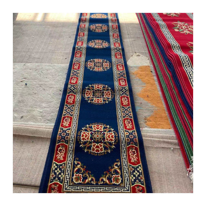 Salle de prière Tissu souple pour la mosquée Tissu de tapis en nylon pour l'église