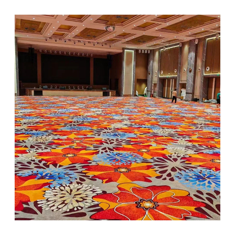 80% de laine 20% de nylon résistant au feu Axminster Cut Pile Hôtel Casino Event Locus Carpet