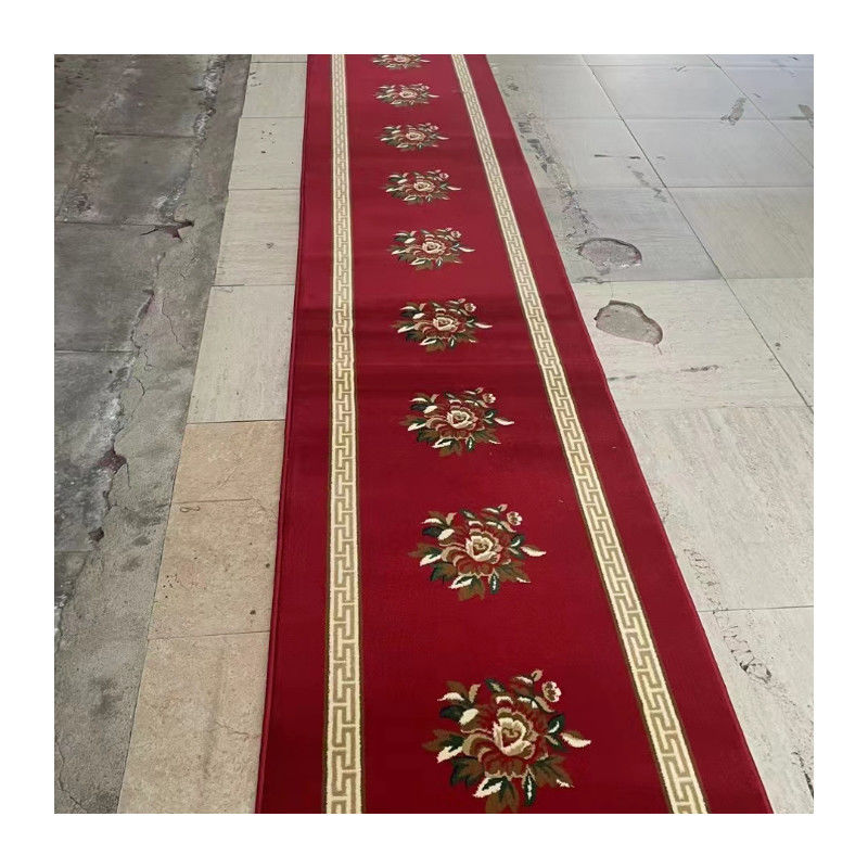 Tissus de tapis doux pour salle de prière style mosquée commerciaux